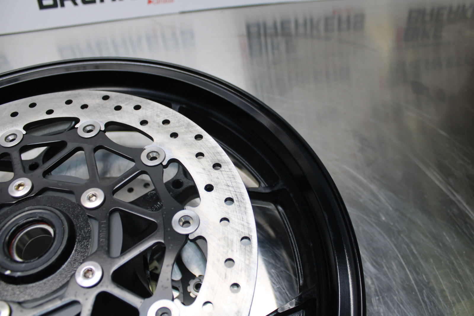 23-24 KAWASAKI NINJA ZX14R NEW!! FRONT WHEEL FRONT RIM & ROTORS BB141