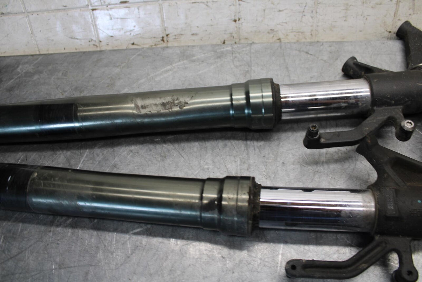 2012 Kawasaki Ninja ZX6R ZX600R FRONT FORKS SHOCK SUSPENSION SET PAIR BB529