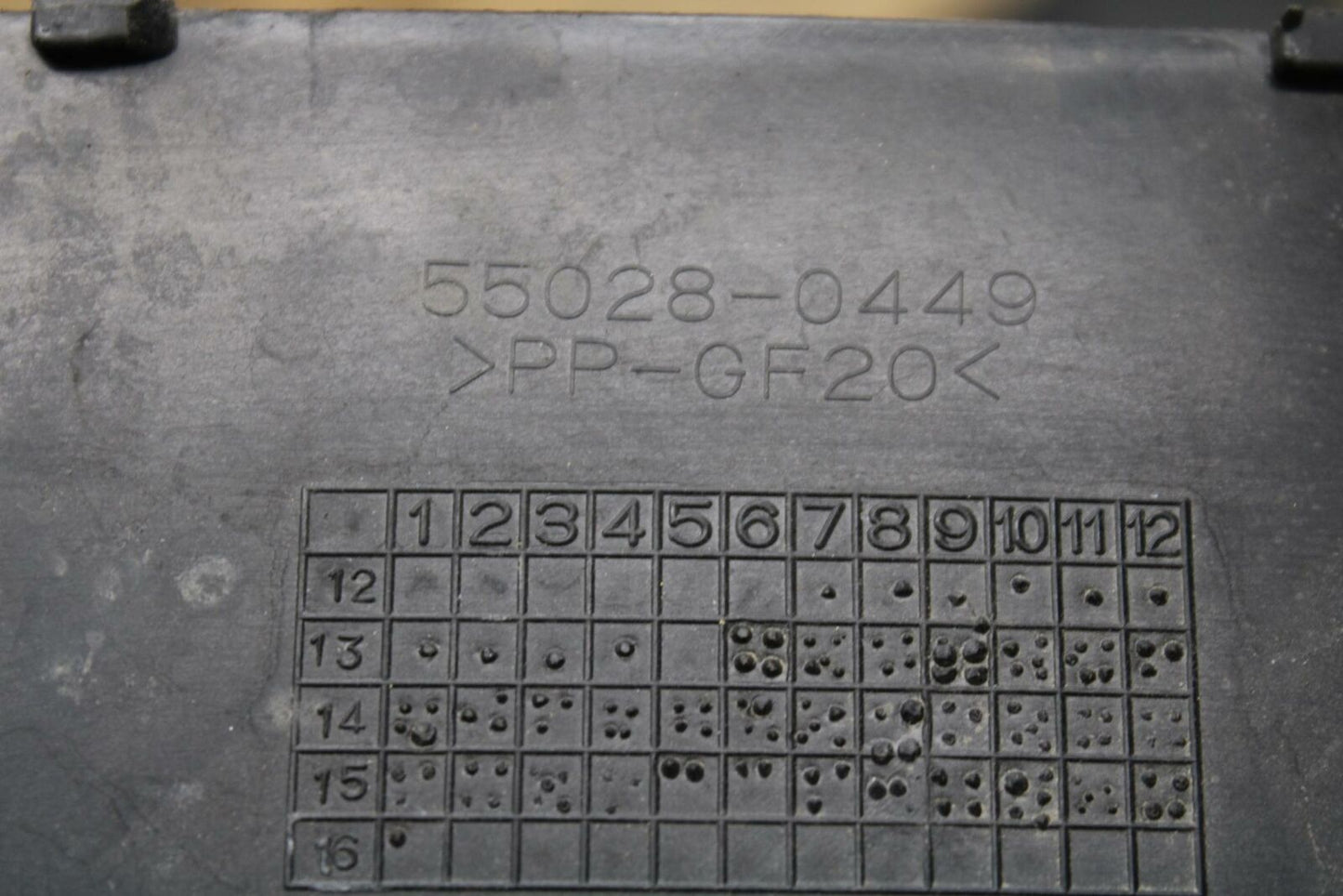 13-18 KAWASAKI NINJA ZX6R RIGHT LEFT INNER FAIRINGS COWLS PANELS TRIMS BB349