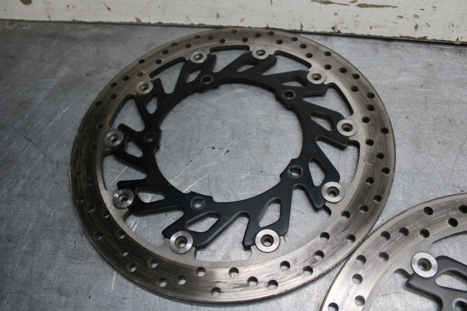 09-14 YAMAHA YZF R1 FRONT LEFT RIGHT BRAKE ROTORS DISCS 14B-2581T-00-00 BB696