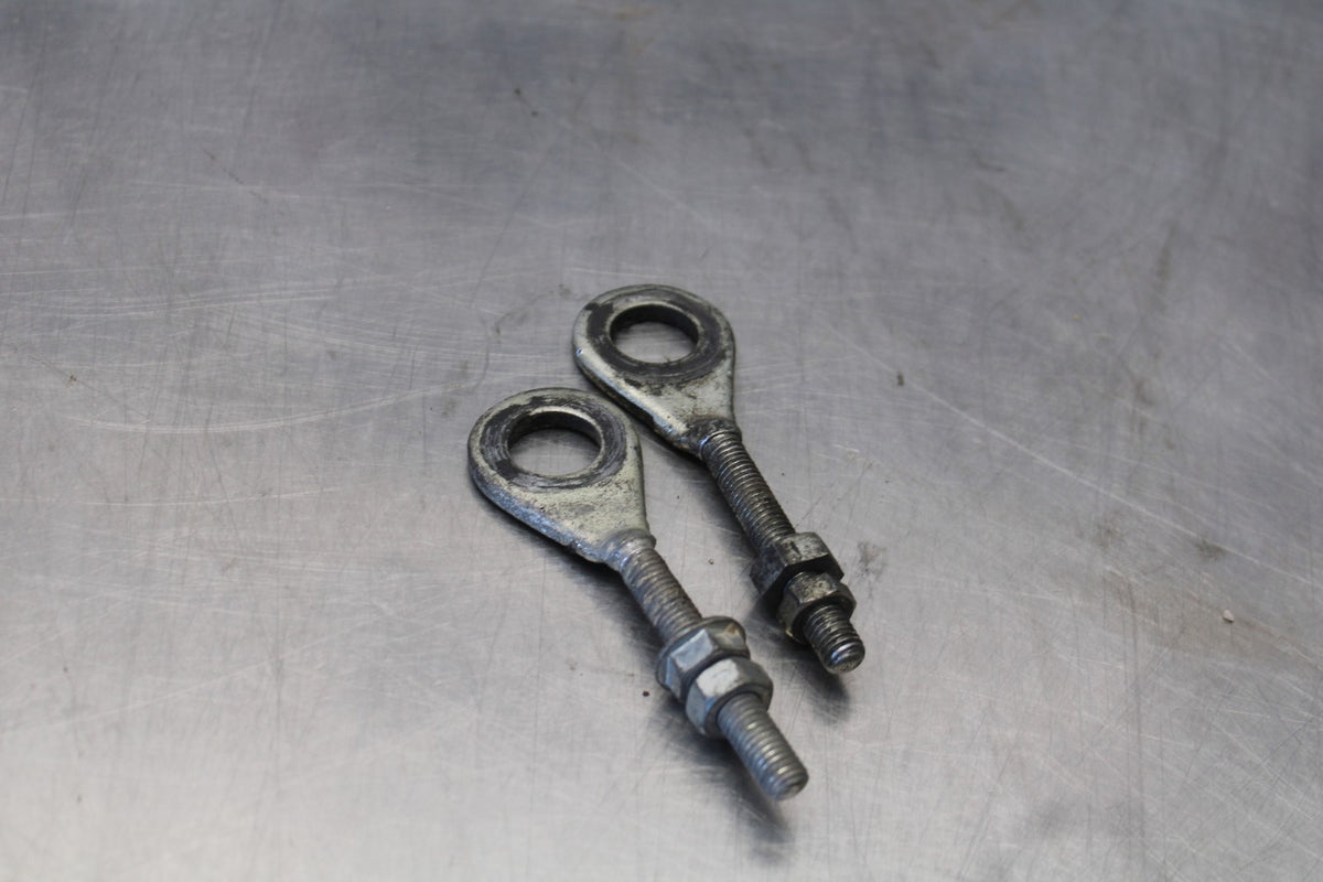 02 KAWASAKI VULCAN 800 VN800B CLASSIC SWINGARM CHAIN TENSIONER ADJUSTMENT BB862