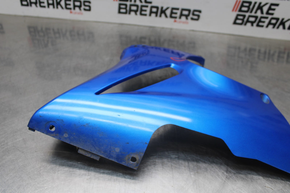 06 KAWASAKI NINJA 650 EX650 LEFT LOWER BOTTOM BELLY SIDE FAIRING COWL BB823