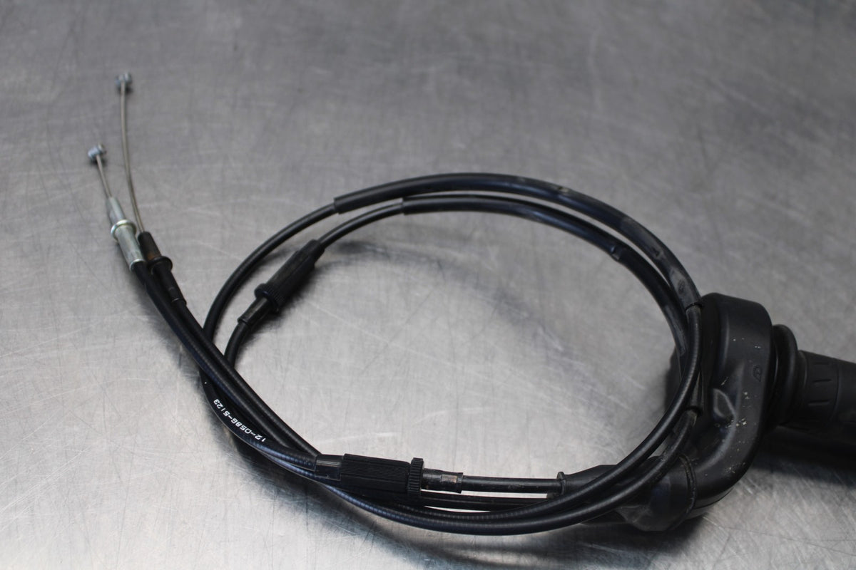 13-18 KAWASAKI NINJA ZX6R THROTTLE CABLES LINES BB908