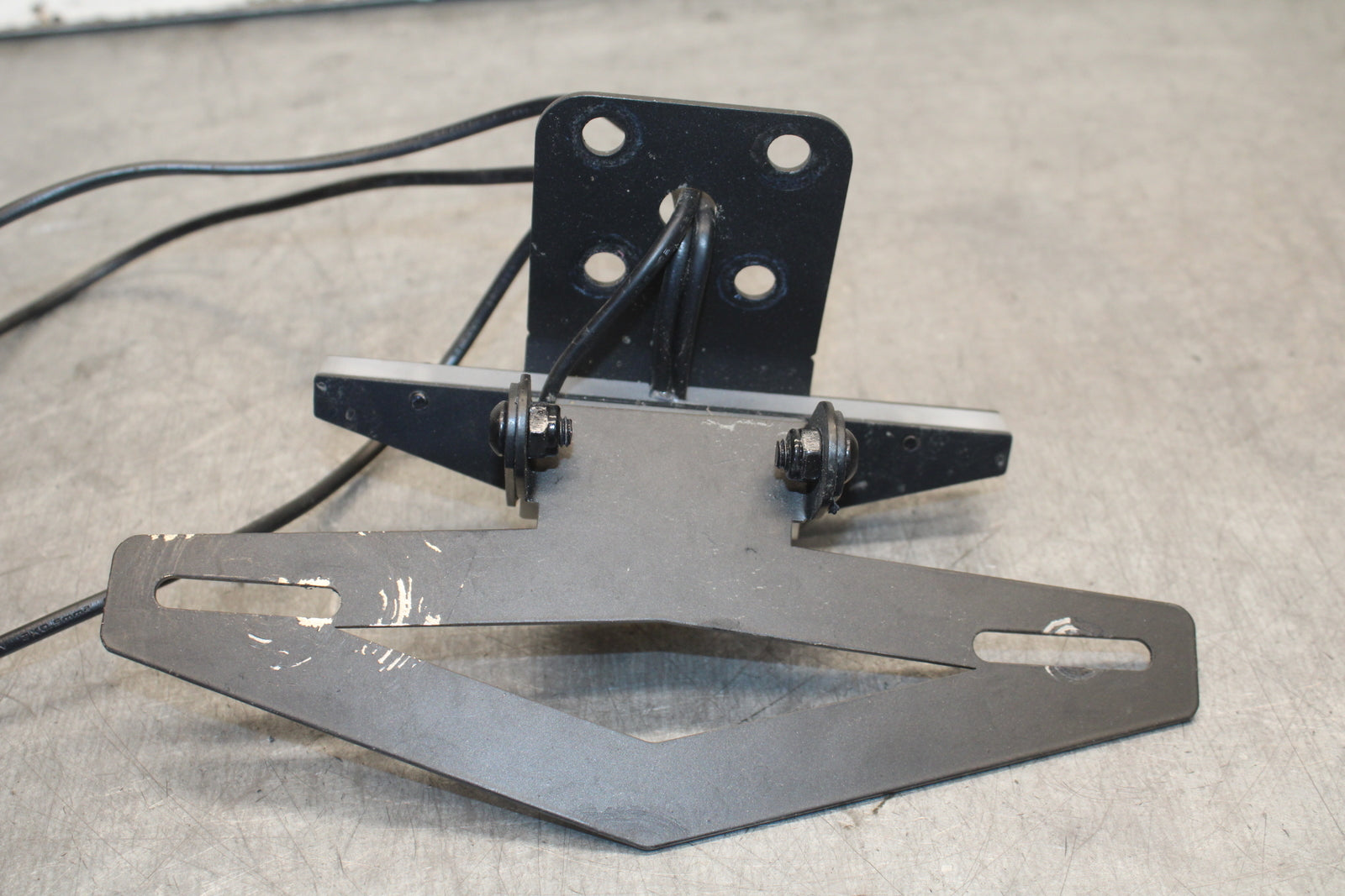 09-12 KAWASAKI NINJA ZX6R AFTERMARKET FENDER ELIMINATOR LICENSE BRACKET   BB698