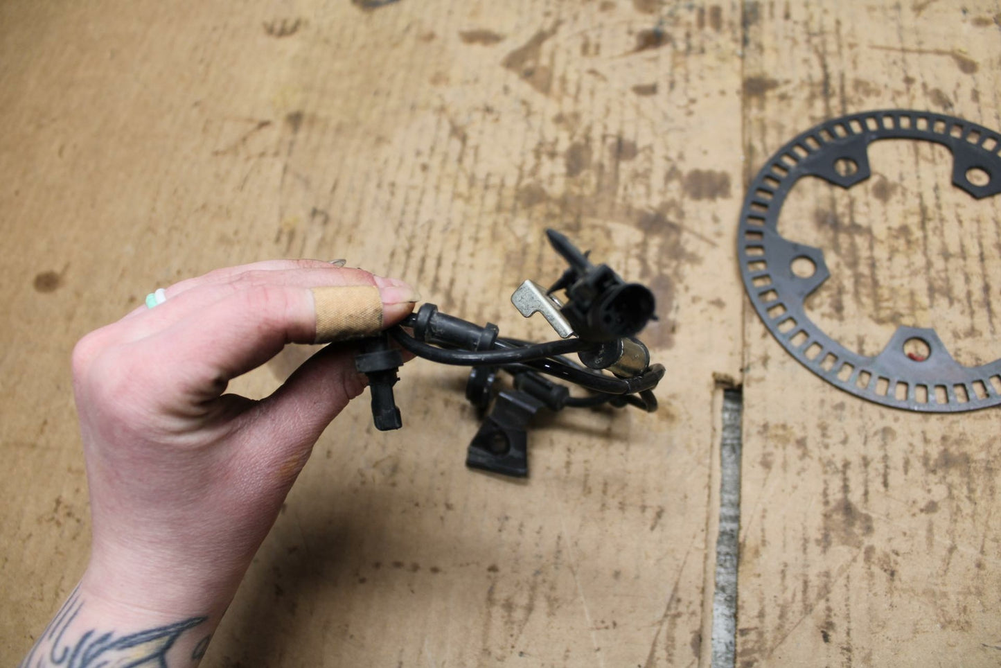 20-22 KAWASAKI Z H2 FRONT WHEEL ABS BRAKE RING DISC BB382