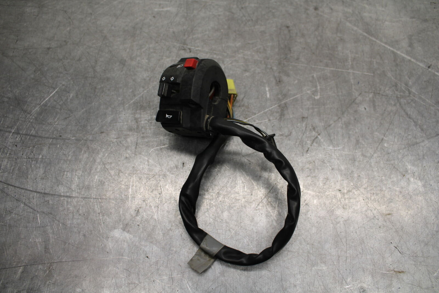 08-10 SUZUKI GSXR 600 LEFT CLIP ON HANDLE HORN SIGNALS SWITCH SWITCHES  BB721