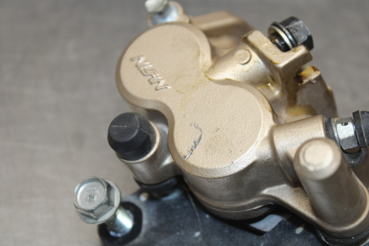 08 HONDA CBR125R LEFT FRONT BRAKE CALIPER BB839