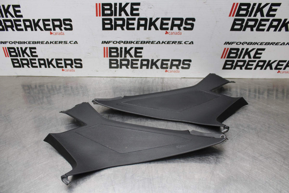 24 KAWASAKI NINJA 500 ABS RIGHT LEFT FRONT SIDE SEAT PANELS TRIMS COWLS BB818