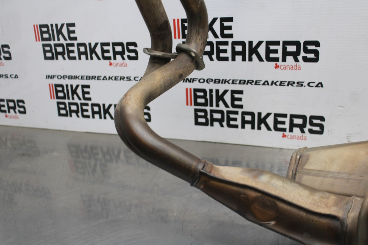 12-16 KAWASAKI NINJA 650 EX650F ABS FULL EXHAUST SYSTEM PIPE MUFFLER  BB860