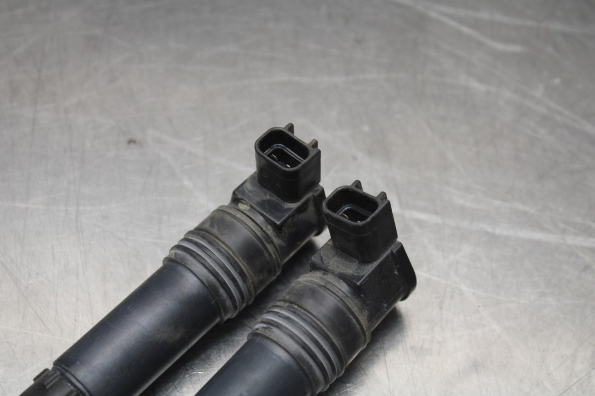 13 KAWASAKI NINJA 650 EX650F ABS IGNITION COILS COIL SPARK PLUG CAPS BB828