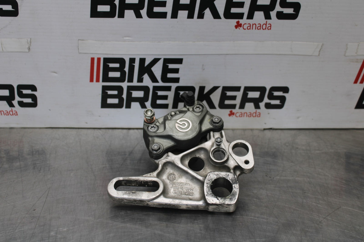 15 APRILIA RSV4 FACTORY APRC ABS REAR BACK BRAKE CALIPER W MOUNT BRACKET BB901