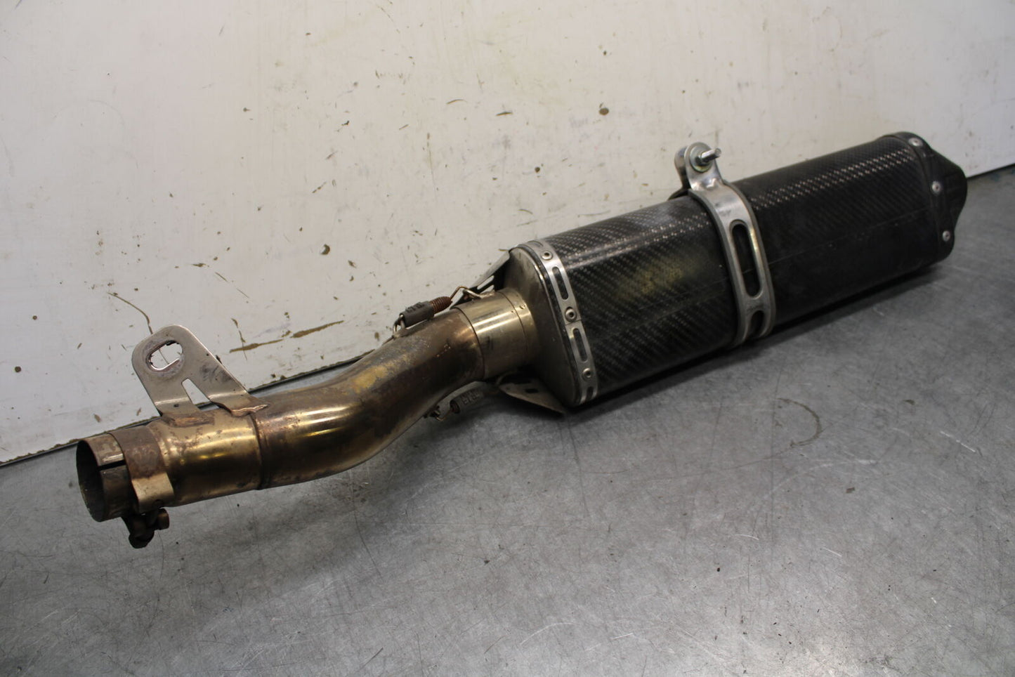 05-06 SUZUKI GSXR1000 YOSHIMURA EXHAUST PIPE MUFFLER SLIP ON CAN SILENCER BB677