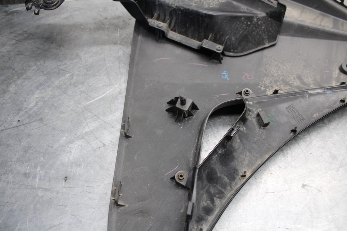 2015 Yamaha YZF R3 LEFT LOWER MID UPPER SIDE FAIRING COWL 1WD-XF83L-30-P1 BB526