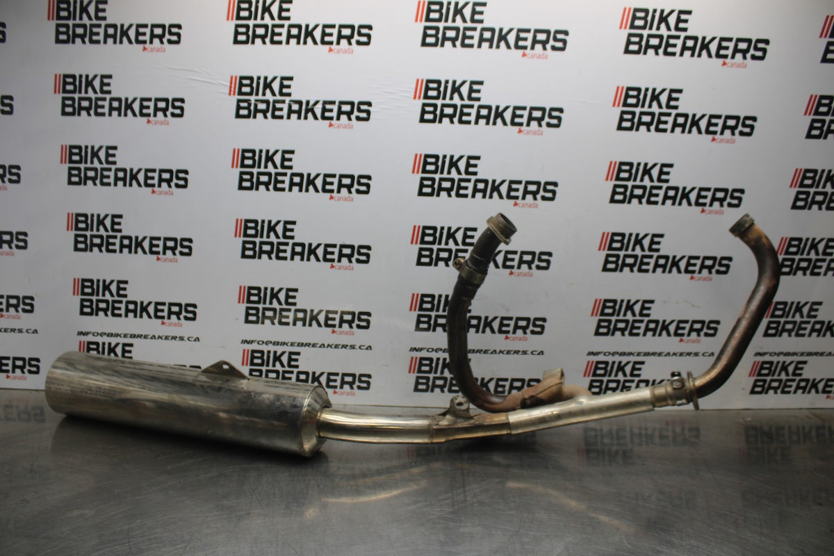 06 SUZUKI SV650S FULL EXHAUST SYSTEM HEADERS PIPE MUFFLER BB783