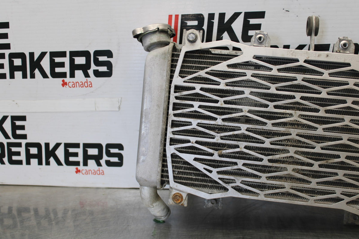 24-25 KAWASAKI NINJA 500 ABS ENGINE RADIATOR MOTOR COOLER COOLING RADIATER BB899