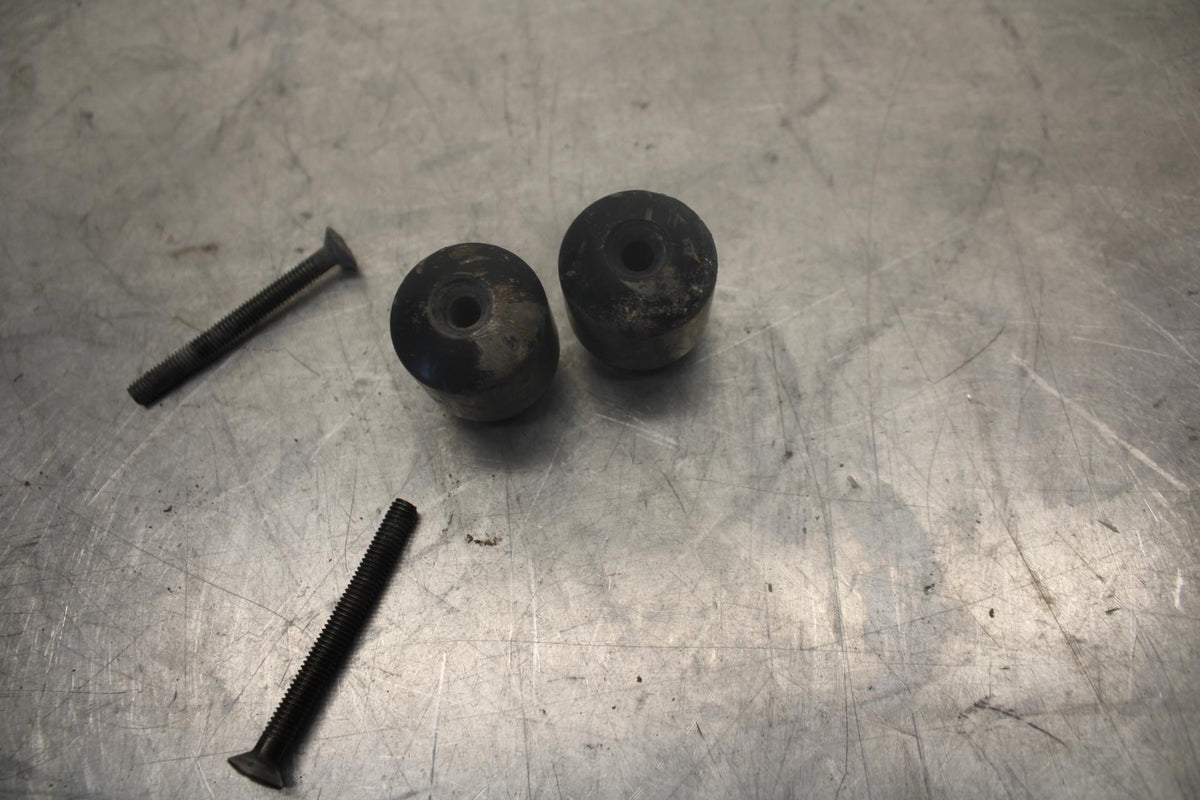 00-01 HONDA RVT1000R SP1 RC51 HANDLEBAR END CAPS WEIGHTS  BB461