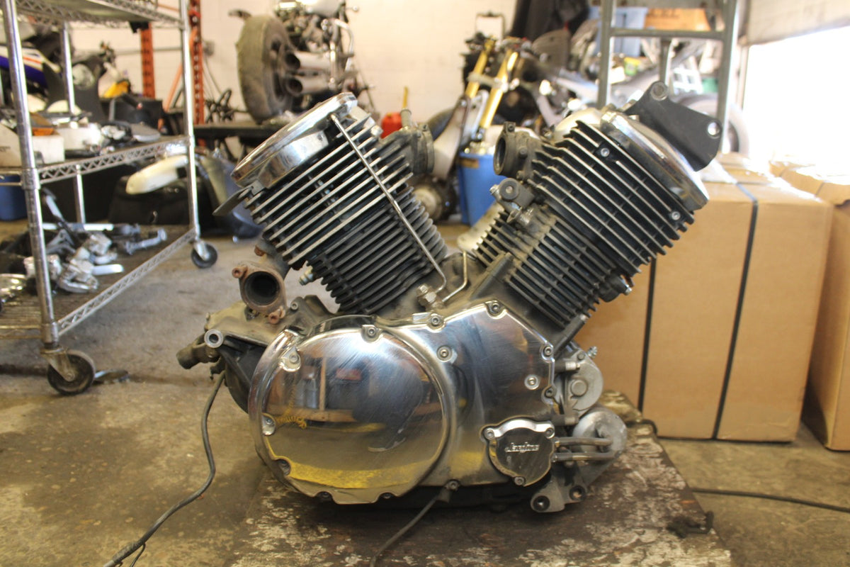 08 YAMAHA V STAR 1100 XVS1100AW CLASSIC ENGINE MOTOR BB916