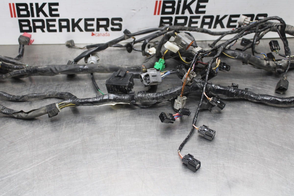 07-08 KAWASAKI NINJA ZX6R MAIN ENGINE WIRING HARNESS MOTOR WIRE LOOM BB855