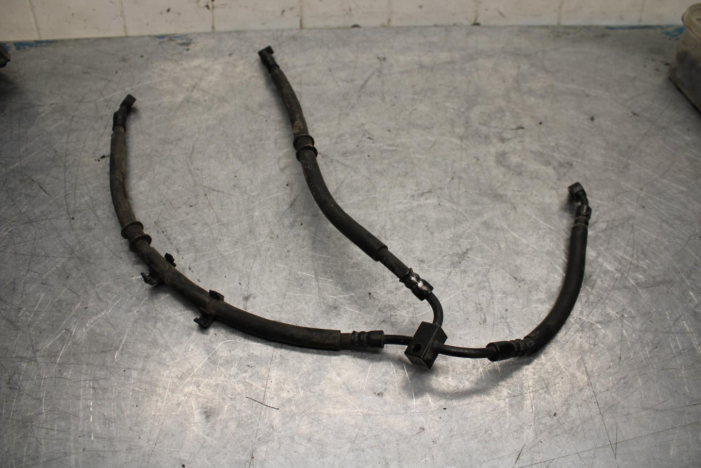 11-15 KAWASAKI ZX1000R FRONT BRAKE CALIPER HOSES LINES BB445