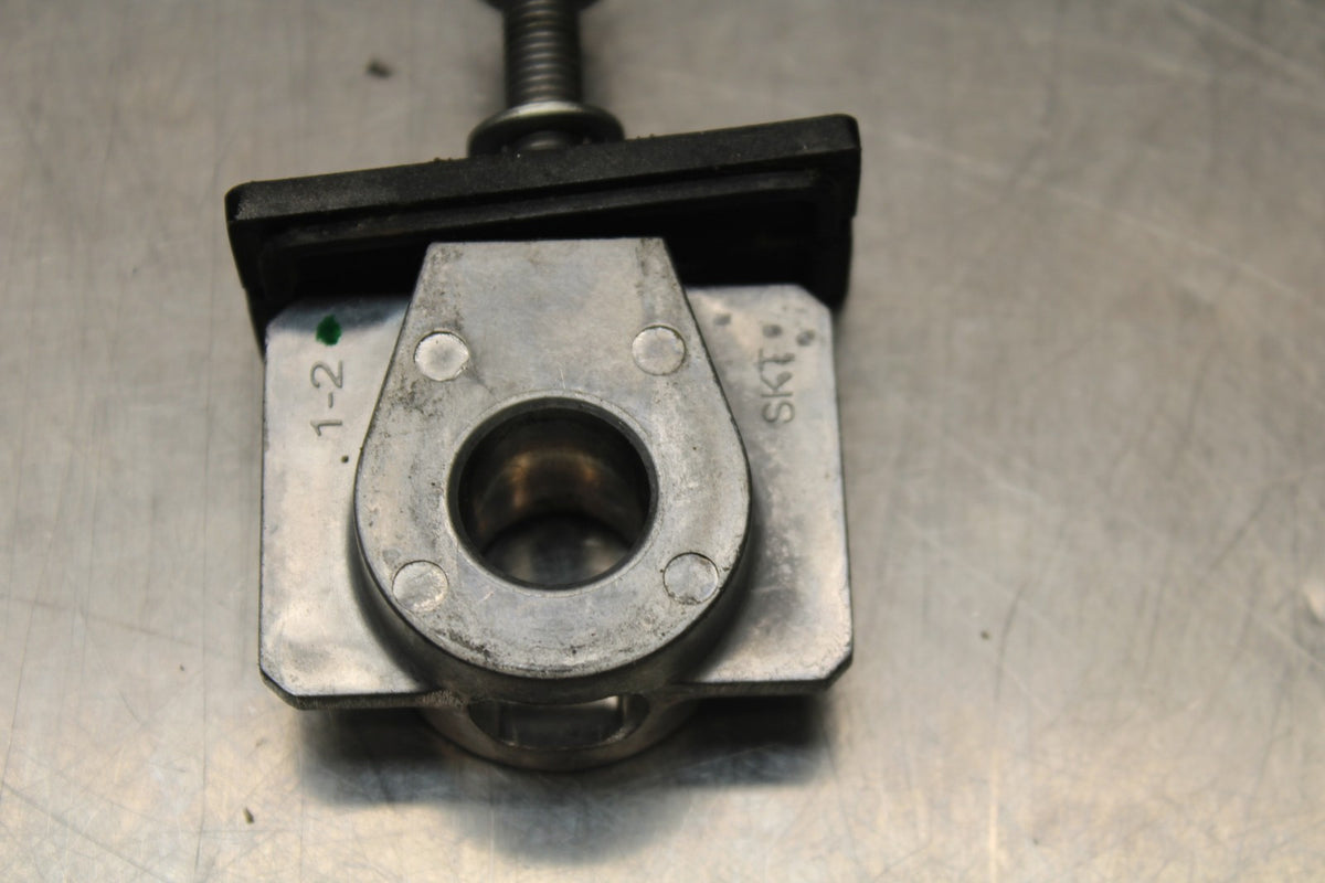 18-26 KAWASAKI Z400 SWINGARM CHAIN TENSIONER ADJUSTMENT BRACKETS  BB852