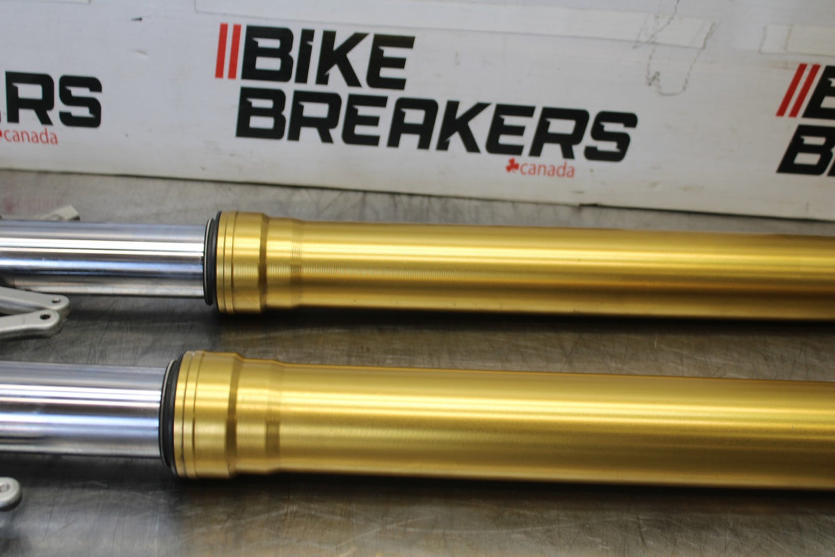 16 APRILIA TUONO V4 1100 FRONT FORKS SHOCK SUSPENSION SET PAIR BB905