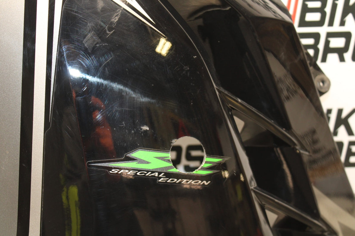 13-17 KAWASAKI NINJA 300 EX300 ABS LEFT MID UPPER SIDE FAIRING COWL BB187