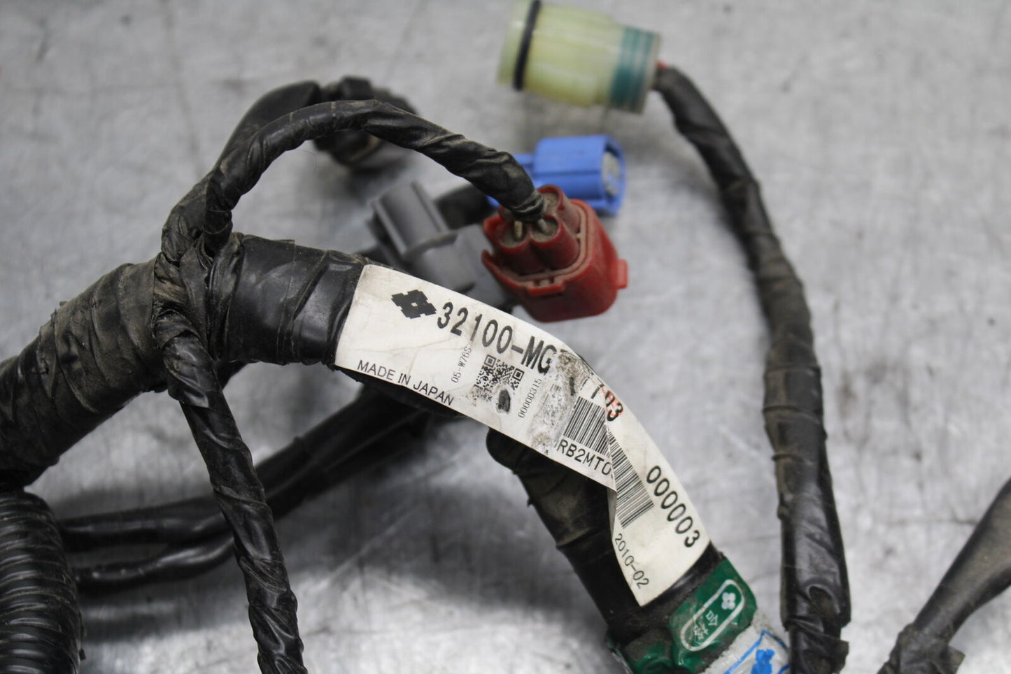 10-13 HONDA SHADOW RS 750 VT750RS MAIN ENGINE WIRING HARNESS WIRE LOOM BB718