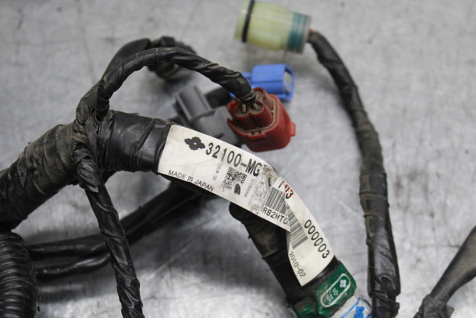 10-13 HONDA SHADOW RS 750 VT750RS MAIN ENGINE WIRING HARNESS WIRE LOOM BB718