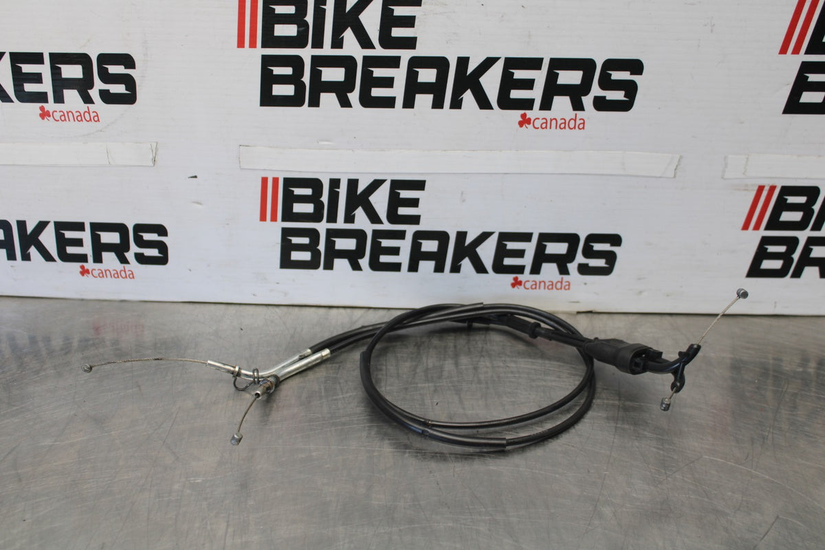 08 KAWASAKI NINJA ZX10R THROTTLE CABLES LINES BB902