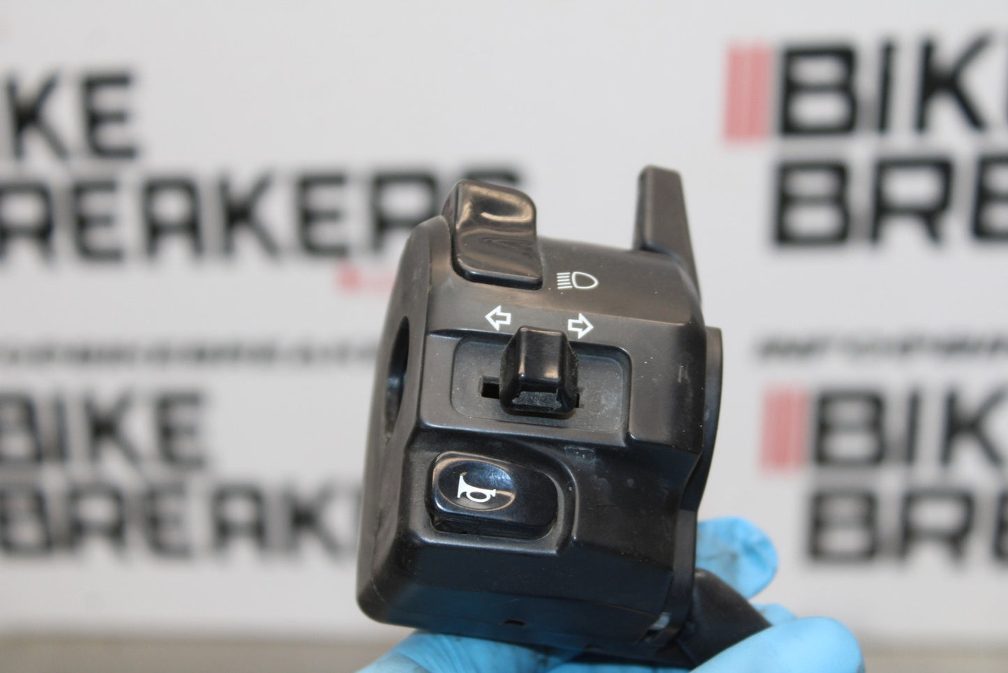 08-18 KAWASAKI KLR650 LEFT CLIP ON HANDLE HORN SIGNALS SWITCH SWITCHES BB183