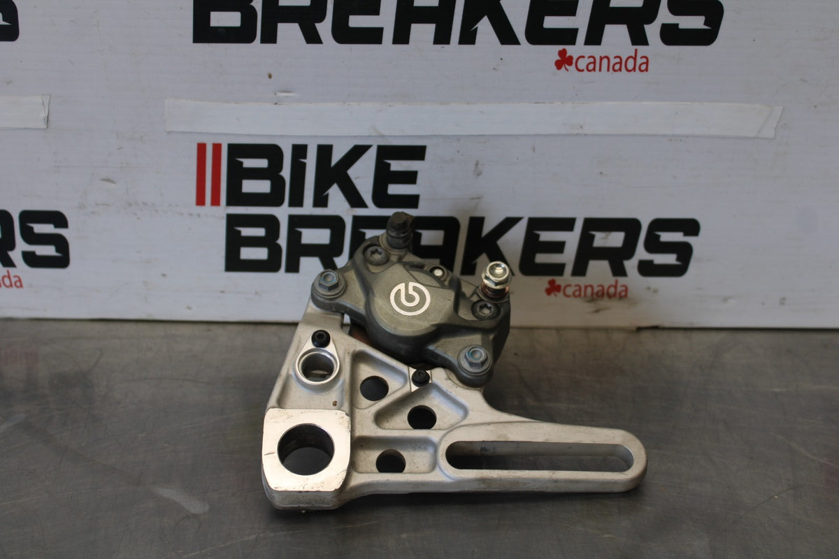 24 APRILIA TUONO V4 1100 FACTORY ABS REAR BRAKE CALIPER MOUNT BRACKET BB887