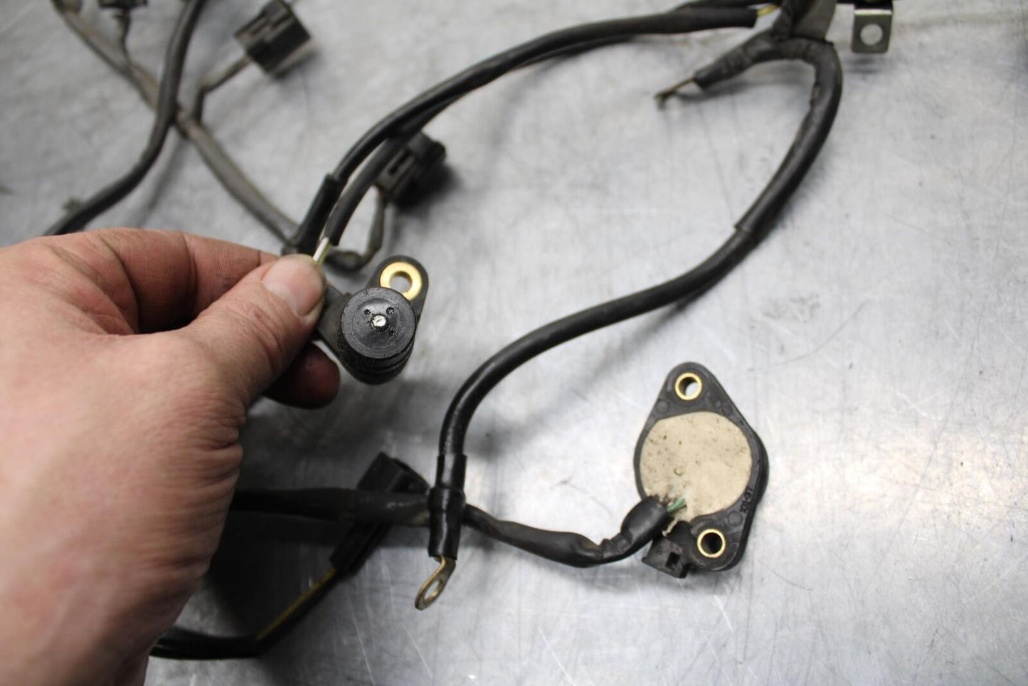 06-11 KAWASAKI  ZX-14R ENGINE MOTOR GEAR POSTION SENSOR HARNESS BB478