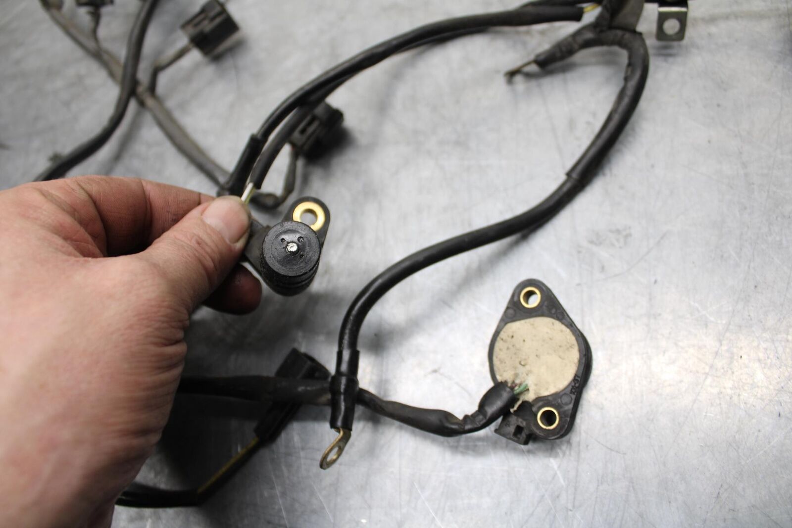 06-11 KAWASAKI  ZX-14R ENGINE MOTOR GEAR POSTION SENSOR HARNESS BB478