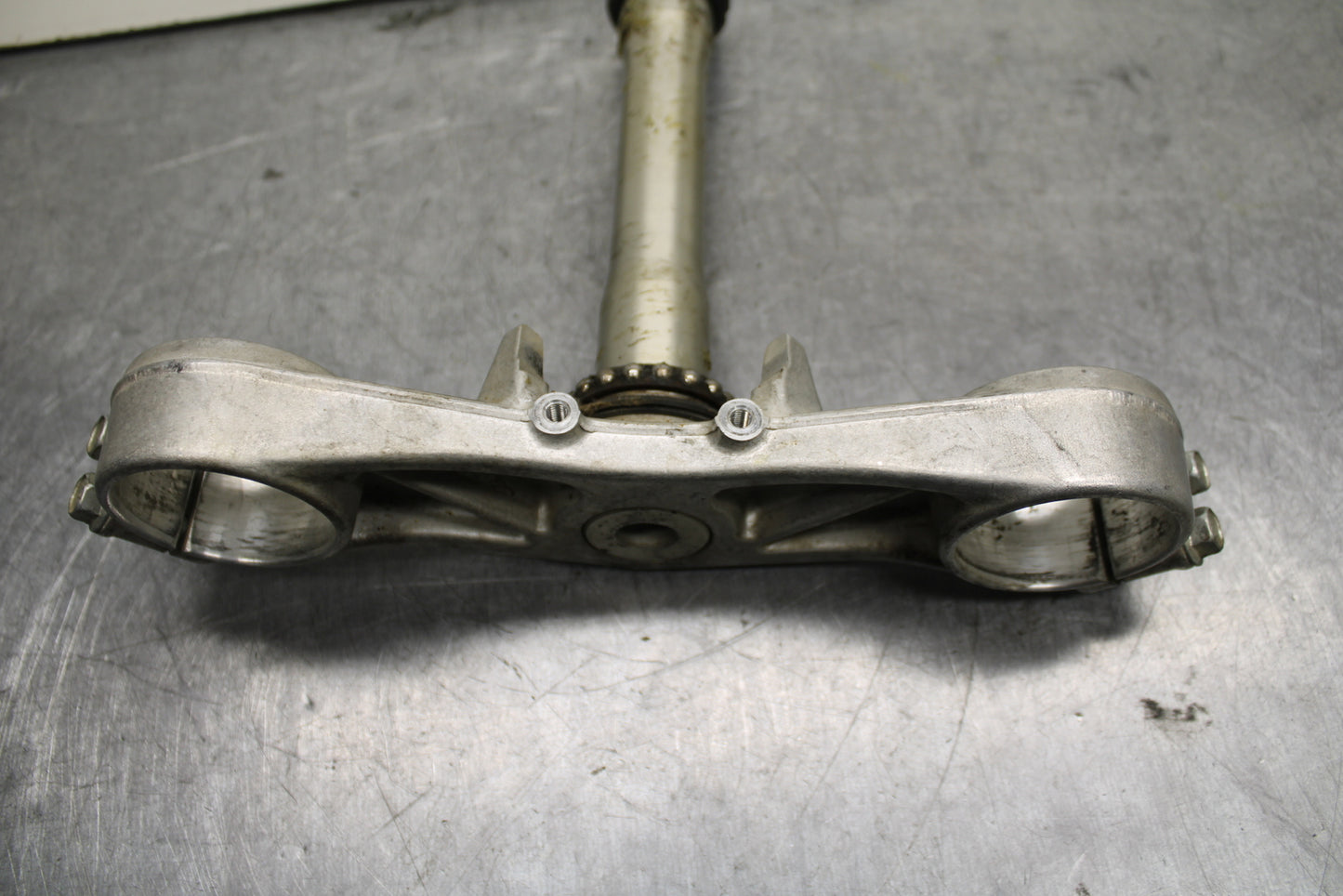 00-05 KAWASAKI NINJA ZX12R FRONT FORKS CLAMP LOWER TRIPLE TREE STEM BB121