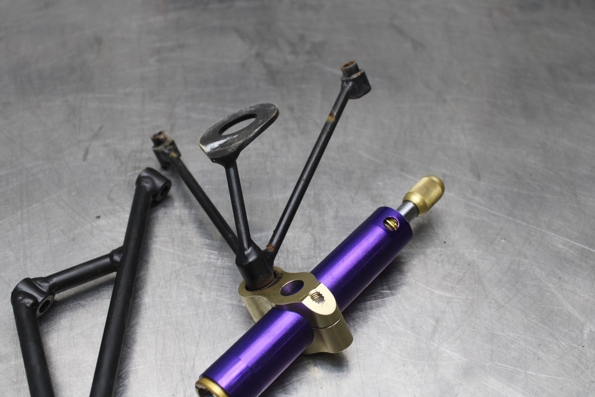 98 KAWASAKI NINJA ZX6 AFTERMARKET STEERING DAMPER STABILIZER BB870
