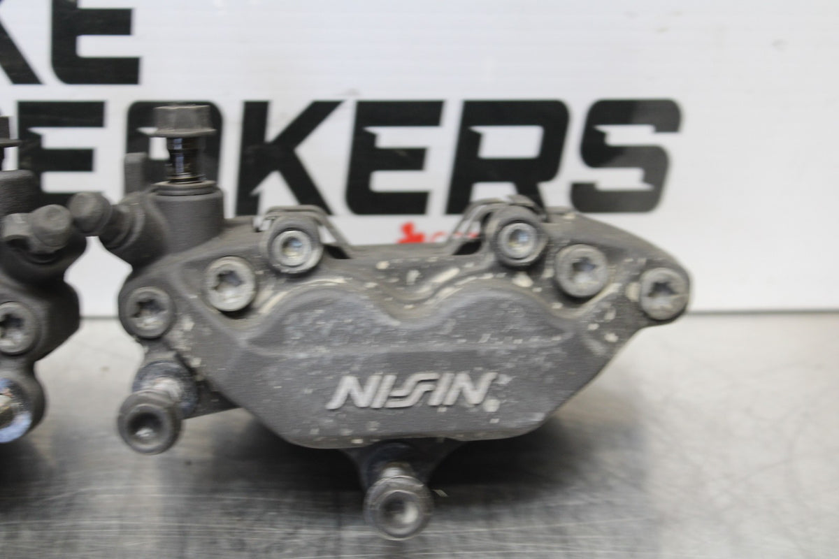 01-06 HONDA CBR600F4I RIGHT LEFT FRONT BRAKE CALIPER SET PAIR CALIPERS BB185