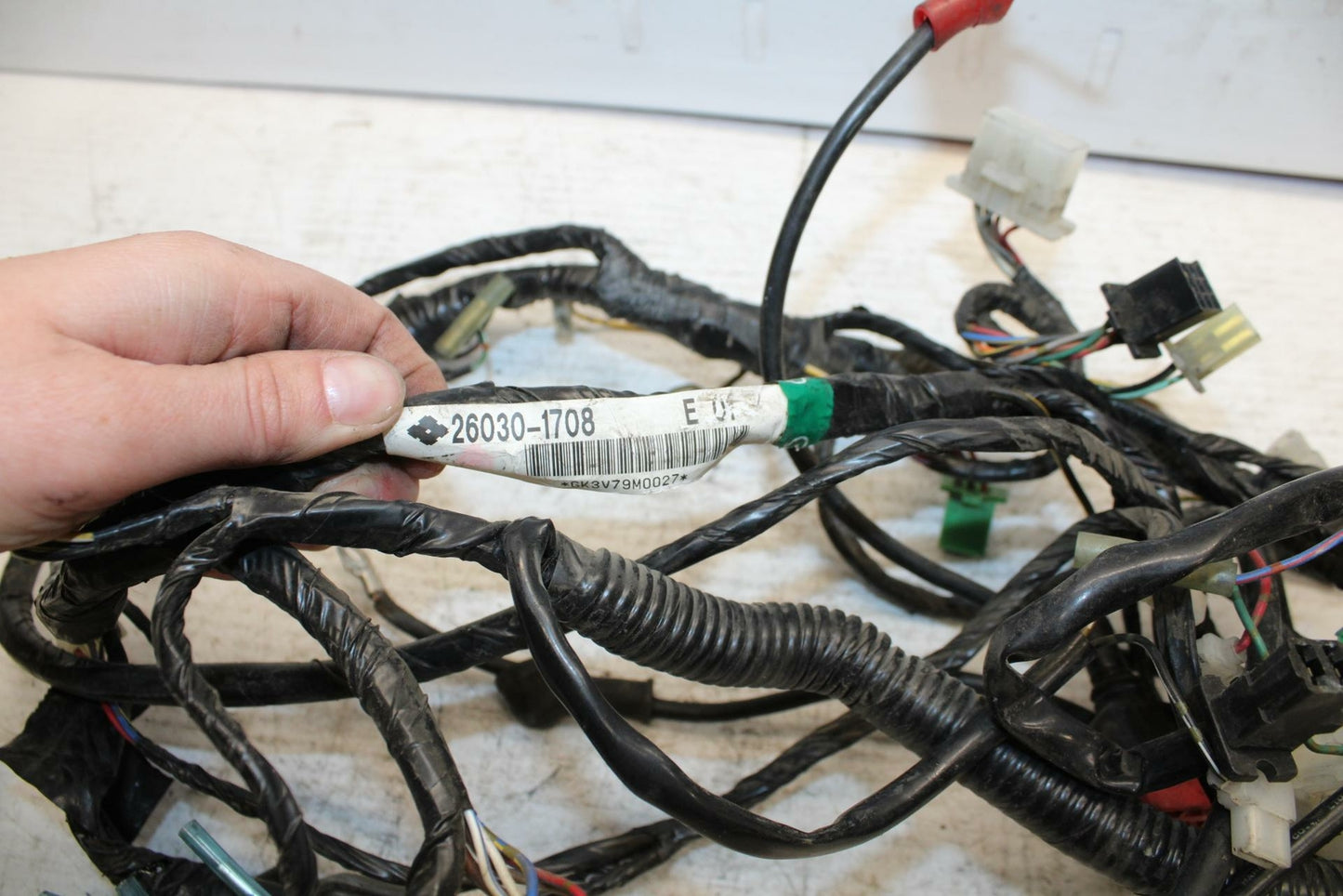 90-07 KAWASAKI ZZR 250 MAIN ENGINE WIRING HARNESS MOTOR WIRE LOOM BB298