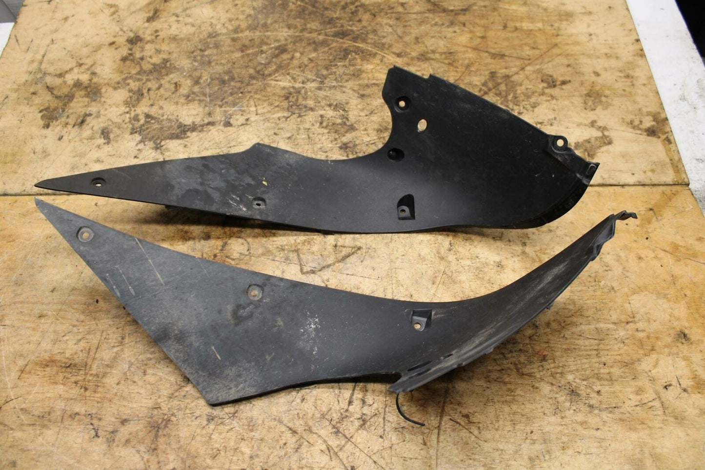 13-18 KAWASAKI NINJA ZX6R RIGHT LEFT INNER FAIRINGS COWLS PANELS TRIMS BB349