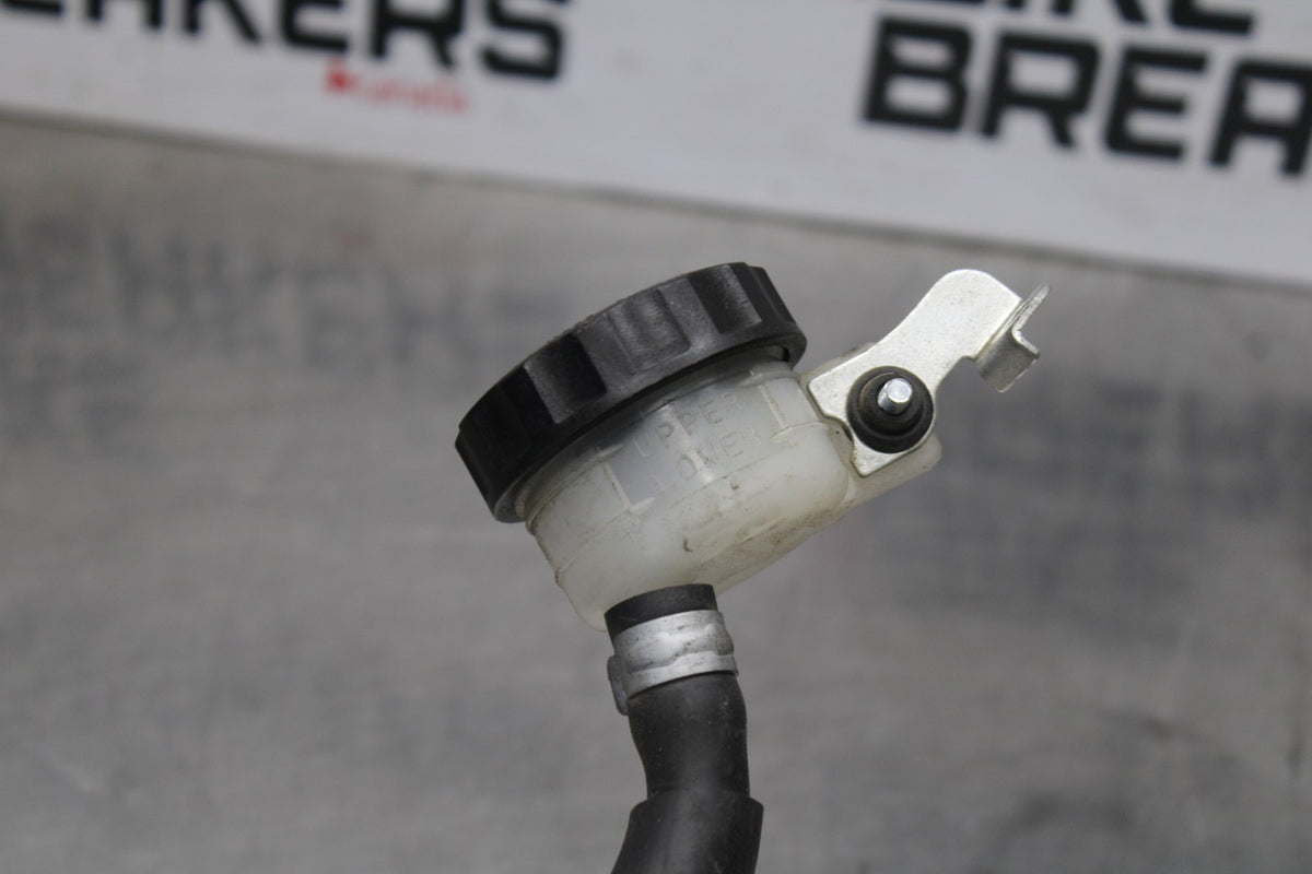 08-09 KAWASAKI NINJA ZX14R REAR BACK BRAKE MASTER CYLINDER W RESERVOIR BB932