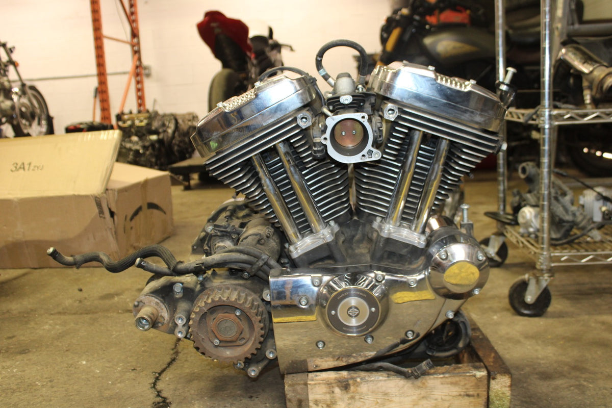 09 HARLEY-DAVIDSON SPORTSTER 1200 CUSTOM XL1200C ENGINE MOTOR BB776