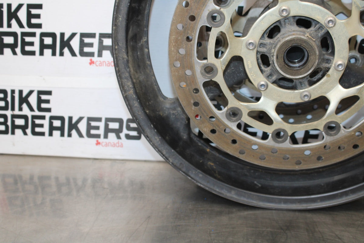05-06 HONDA CBR600RR FRONT WHEEL FRONT RIM & ROTORS BB893