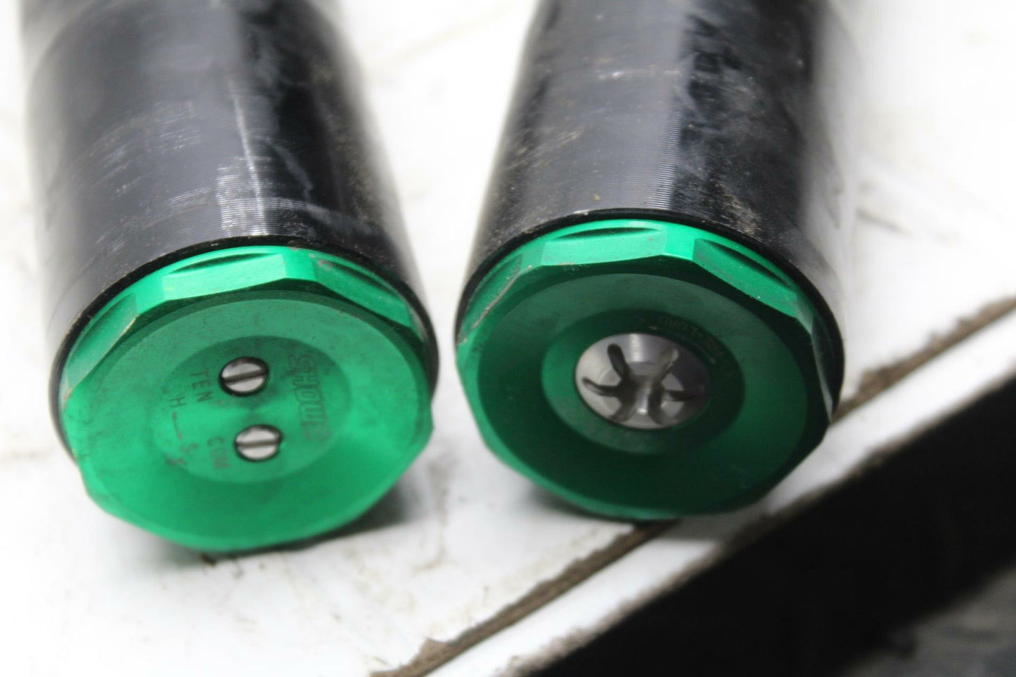 13-18 KAWASAKI NINJA ZX6R FRONT FORKS SHOCK SUSPENSION SET PAIR BB409