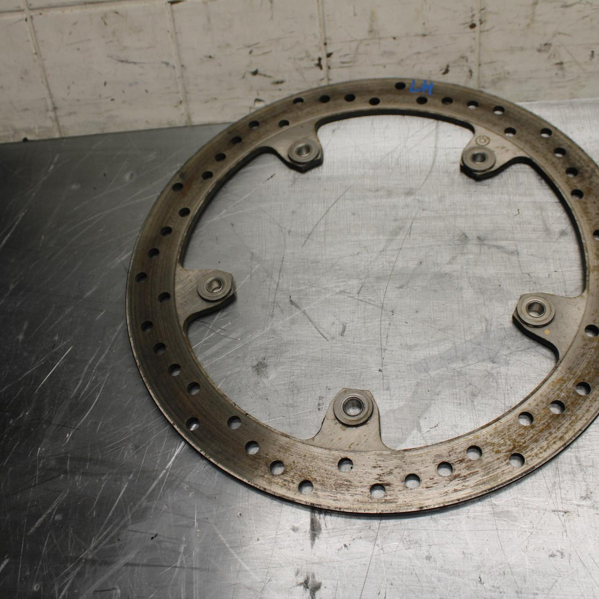 17-20 BMW S1000R FRONT LEFT BRAKE DISC ROTOR BB488