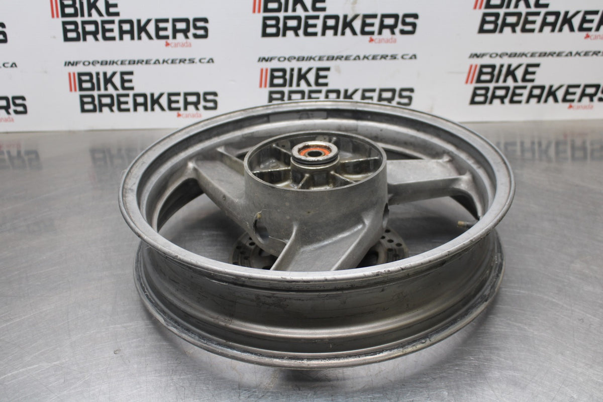 96 KAWASAKI NINJA 500 EX500A REAR WHEEL BACK RIM & ROTOR BB768