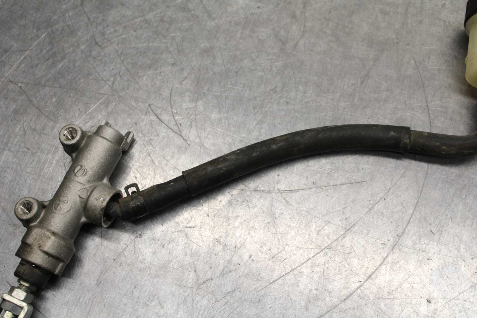 12-13 KAWASAKI Z1000 REAR BACK BRAKE MASTER CYLINDER W RESERVOIR BB743