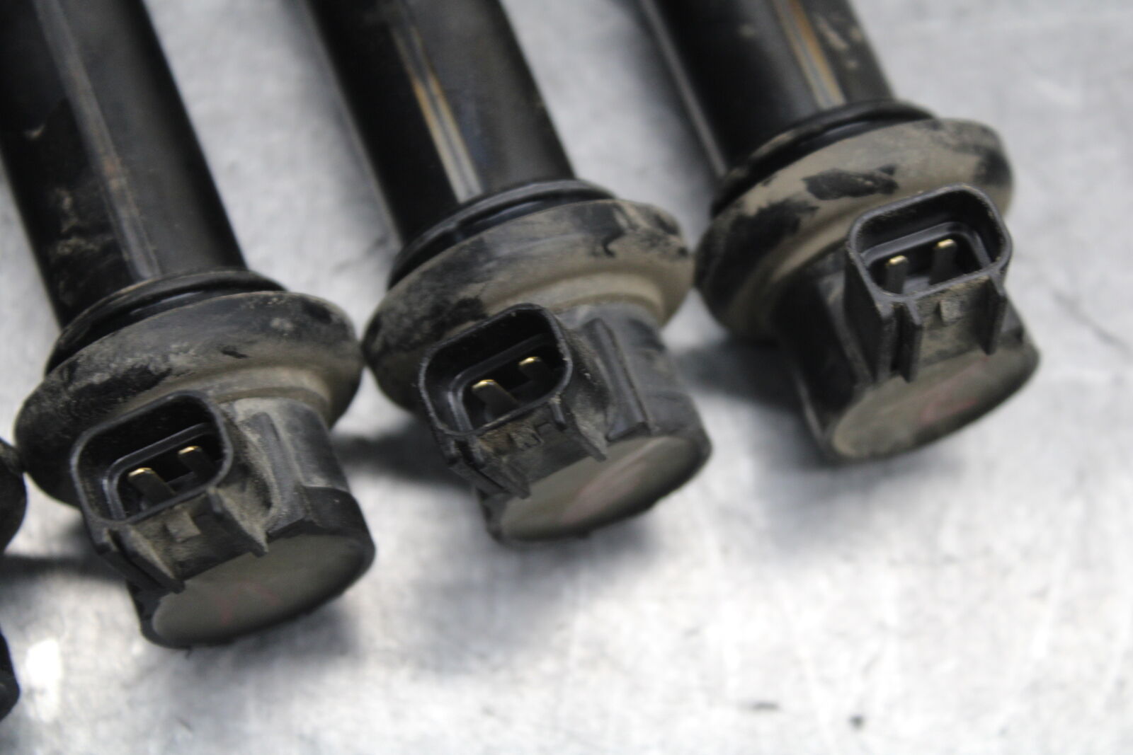 08-09 YAMAHA YZF R6S IGNITION COILS COIL SPARK PLUG CAPS  BB690