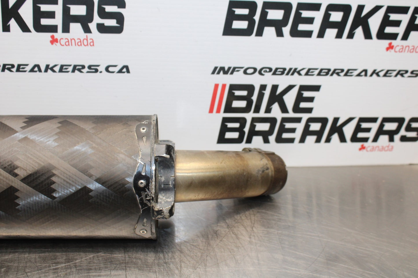 11-22 SUZUKI GSXR 600  TWO BROTHERS EXHAUST PIPE MUFFLER SLIP ON SILENCER BB193