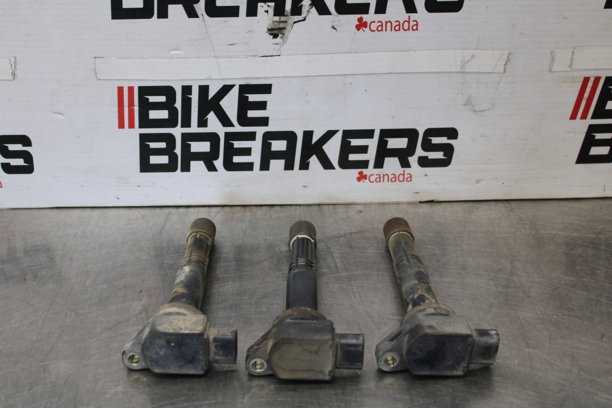 06-07 HONDA INTERCEPTOR 800 VFR800 IGNITION COILS SPARK 3 of 4 BB917