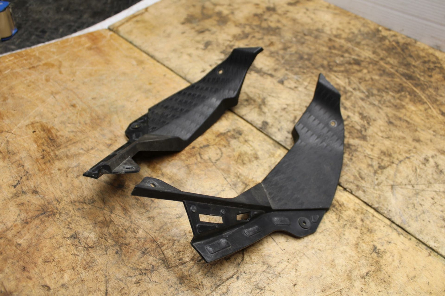 13-18 KAWASAKI NINJA ZX6R RIGHT LEFT FRONT SIDE SEAT PANELS TRIMS COWLS BB349