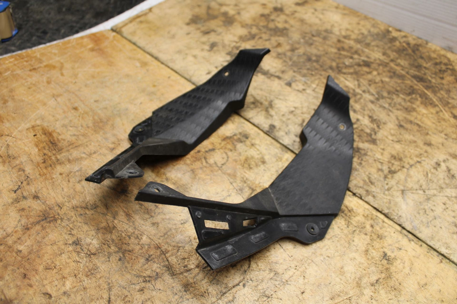 13-18 KAWASAKI NINJA ZX6R RIGHT LEFT FRONT SIDE SEAT PANELS TRIMS COWLS BB349